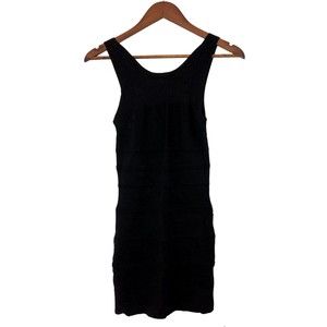 Womens Wow Couture Size Small Mini Black Dress